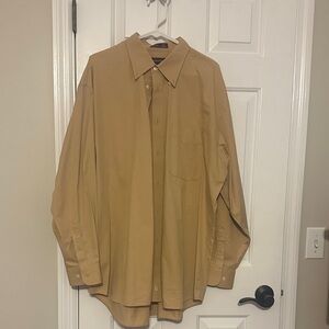Nordstrom Men's Camel Button Down Shirt